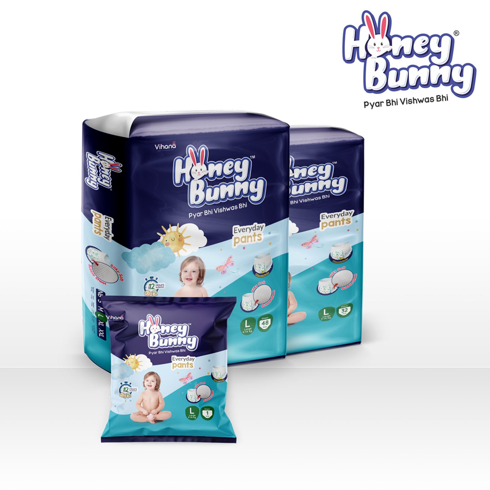 HONEY BUNNY - 3D CGI Product Packaging & Brand Design by Spartan Branding Studio